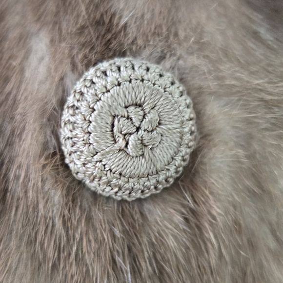 Ntural Mink Fur Vintage Luxury Elegant Brown Fur Coat See Pics For Mesurments - Picture 12 of 16